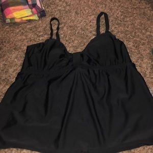 Like new black tankini top